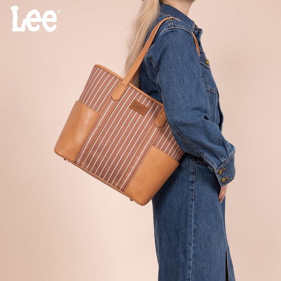 x Lee Shoulder Tote Bag for Women, Medium Top Handle Handbag Work Travel Bags